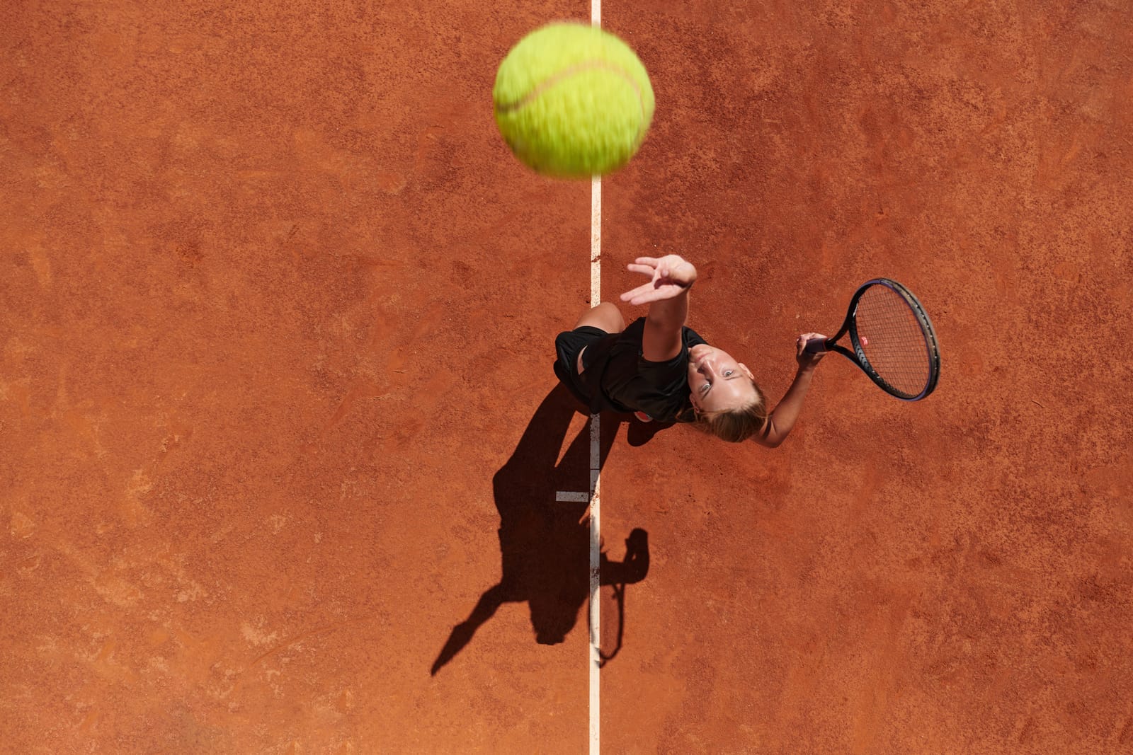 Tennis Serve Action