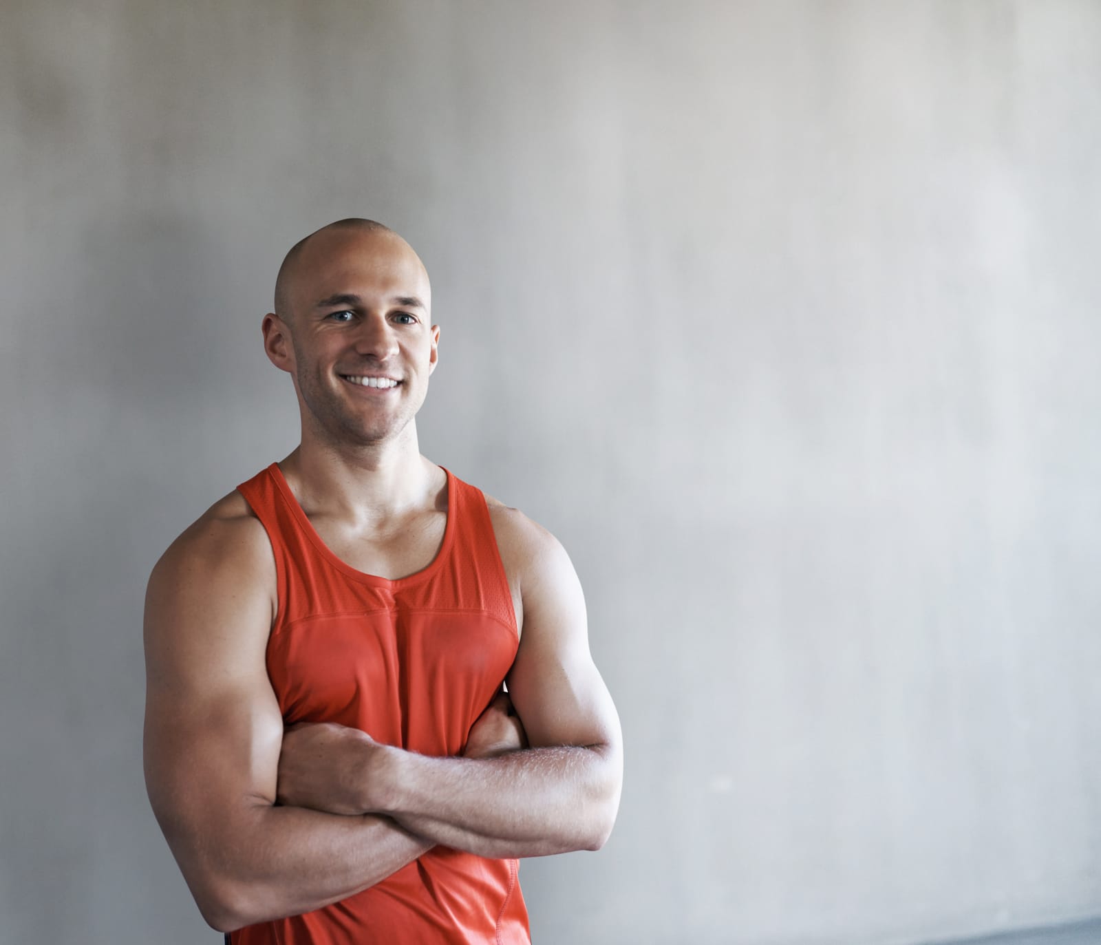 Smiling Fit Man
